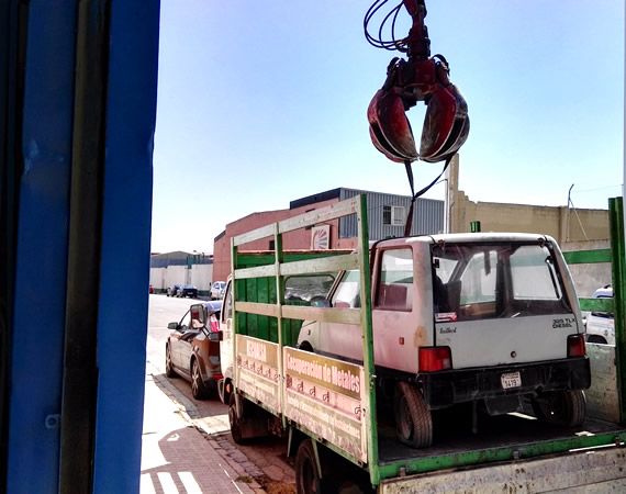 Fotos y videos de recuperación de Chatarras y  Metales Recoalsa