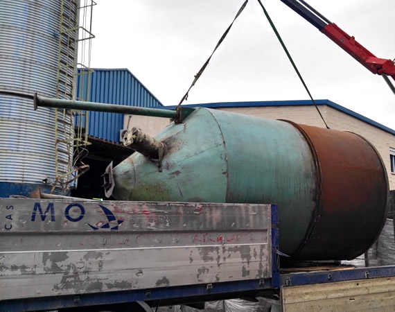 Fotos y videos de recuperación de Chatarras y  Metales Recoalsa